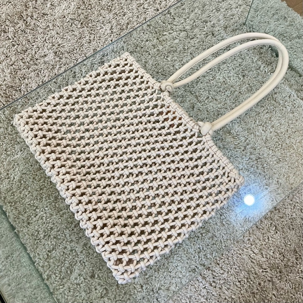 Clare V Sandy Summer Tote Bag - Natural